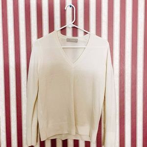 100% cashmere Everlane V-neck sweater XS